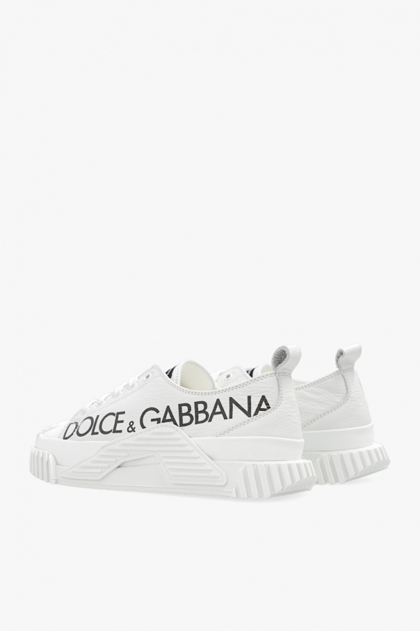 Dolce & Gabbana square-neck dress ‘NS1’ sneakers