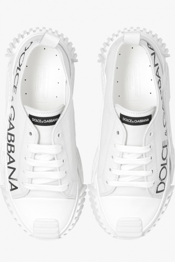 Dolce & Gabbana square-neck dress ‘NS1’ sneakers