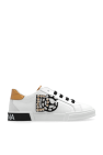 Dolce & Gabbana Kids WHITE ‘Portofino’ sneakers