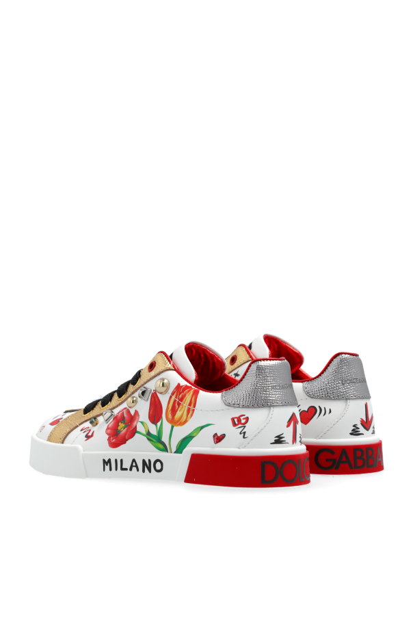 Dolce & Gabbana Kids Printed trainers