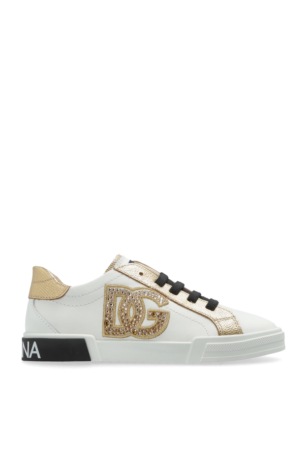 Shoes with logo od Dolce & Gabbana Kids