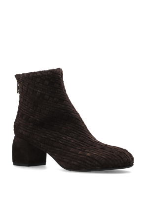 AGL Suede heeled ankle boots "Tina Woven"