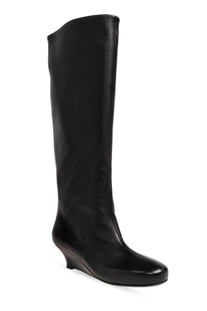 AGL Botas de cuero "Demi" con cuña