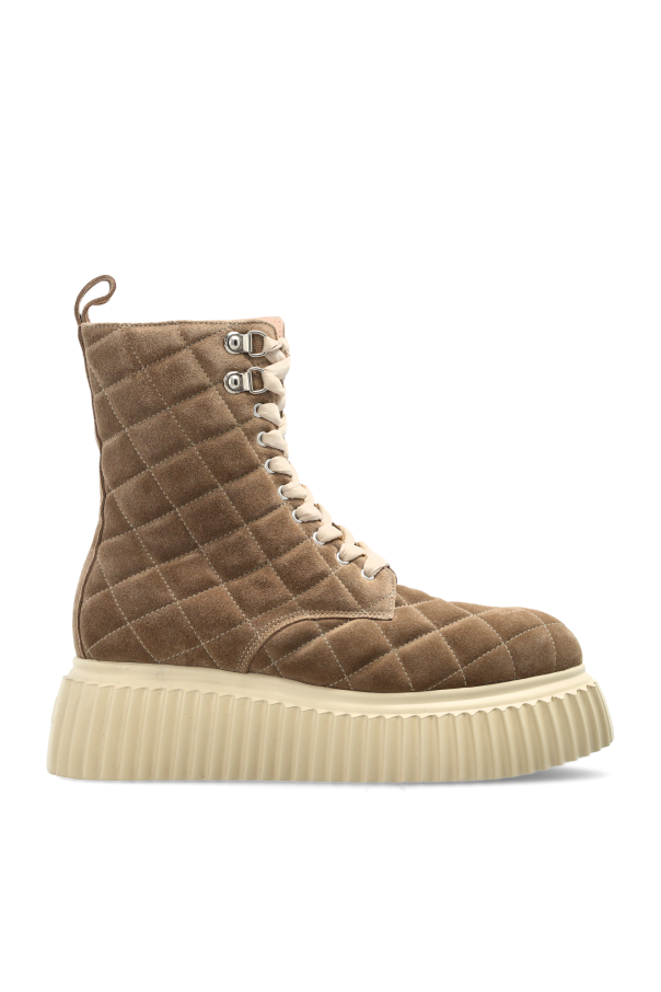 Suede platform shoes "Elsa" od AGL