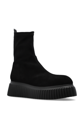 AGL Suede platform ankle boots "Mirabel"