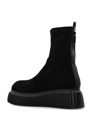 AGL Suede platform ankle boots "Mirabel"
