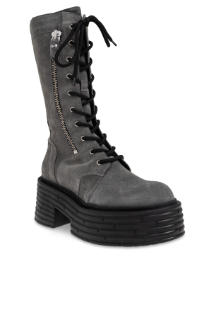 AGL Suede "Lignes" platform shoes