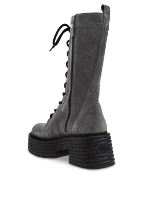 AGL Suede "Lignes" platform shoes