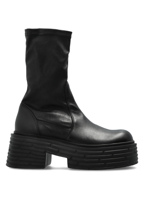 Botines de plataforma "Lignes"