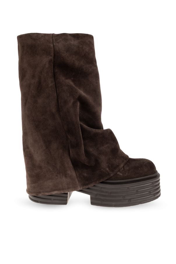 Platform ankle boots 'Lignes' od AGL