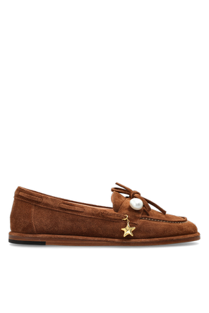 Zamszowe buty `Charmy` typu `loafers`