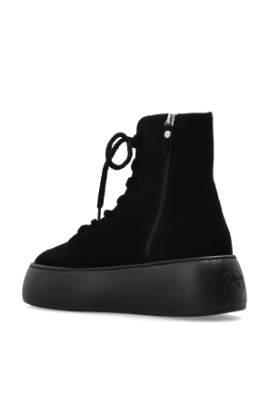 AGL Zamszowe buty na platformie `Vibe Lowboot`