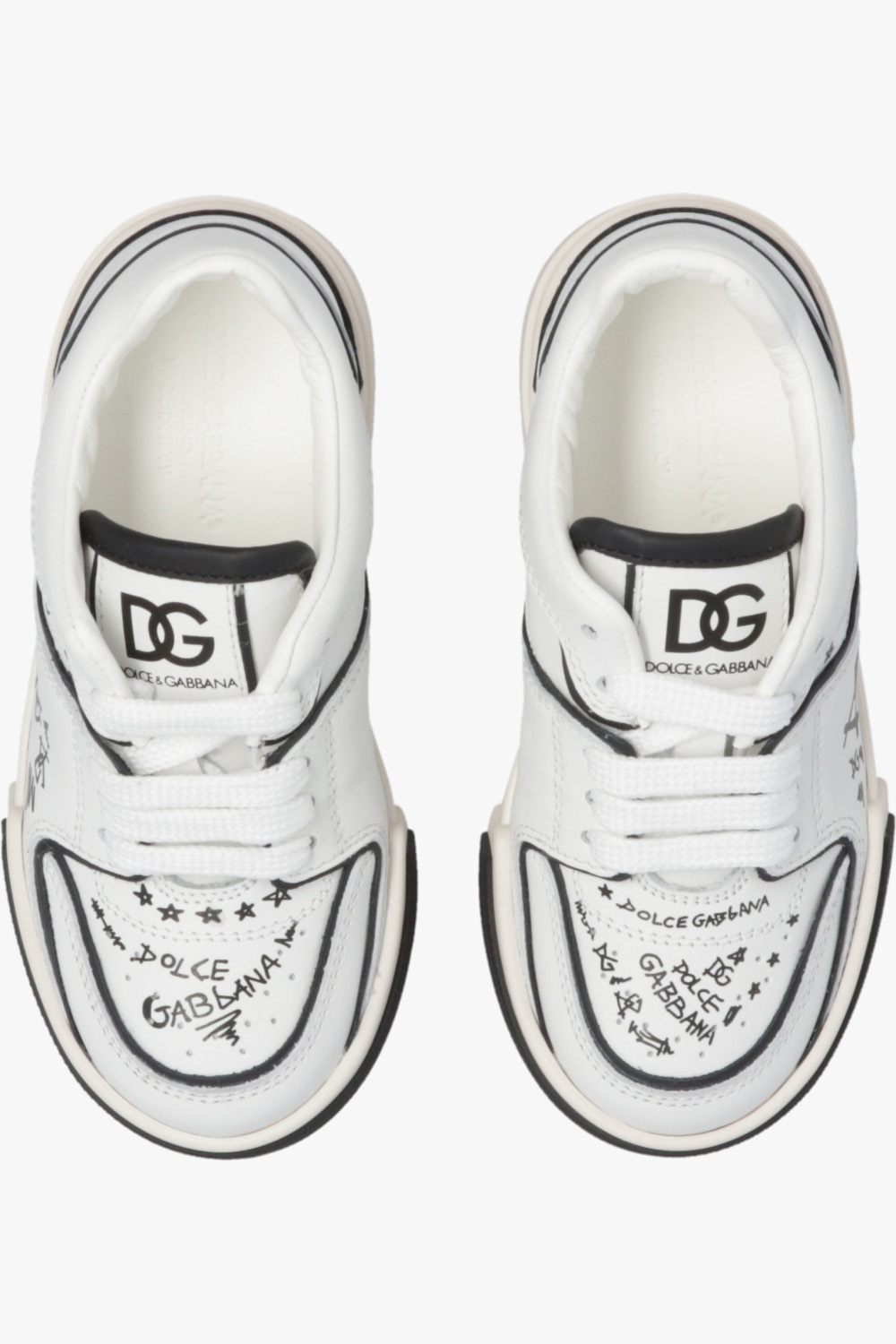 dolce gabbana kids logo patch sneakers item Patterned sneakers