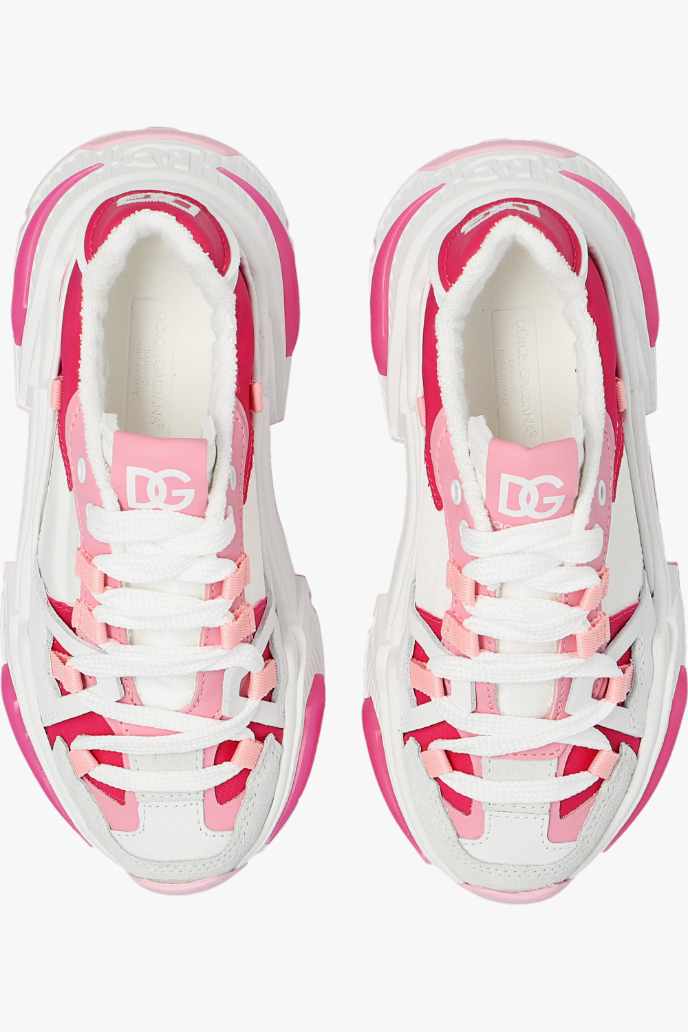 dolce swimming & Gabbana Kids Leather sneakers