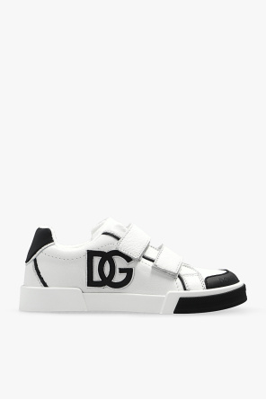 Dolce & Gabbana logo-plaque slip-on sandals