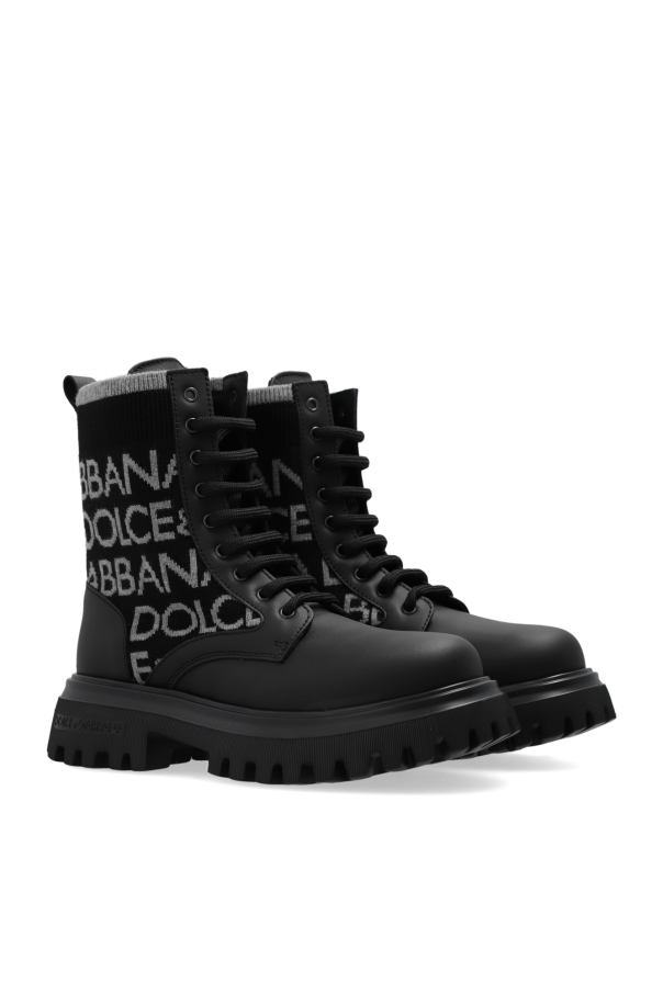 Dolce & Gabbana Kids Boots with monogram