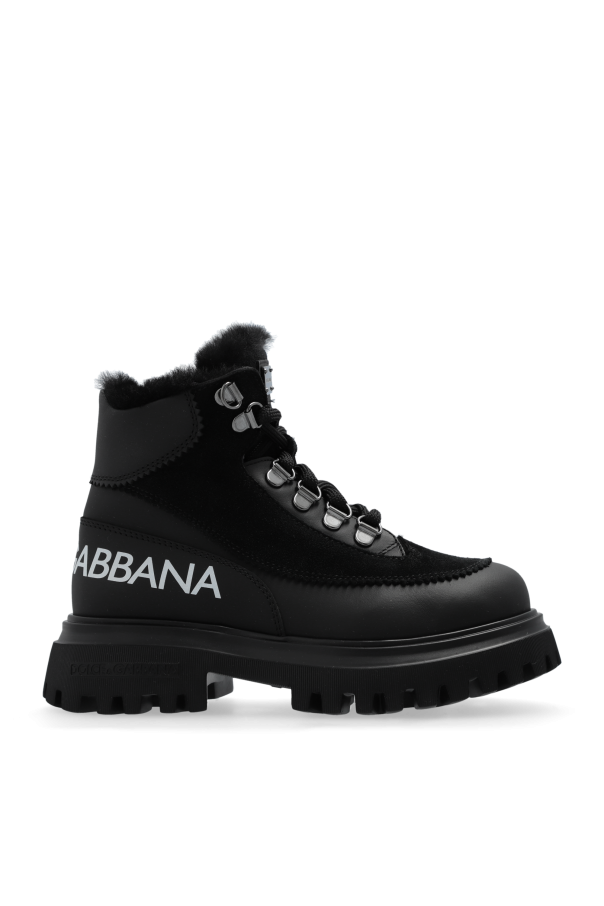 Dolce & Gabbana Kids Ankle boots with logo