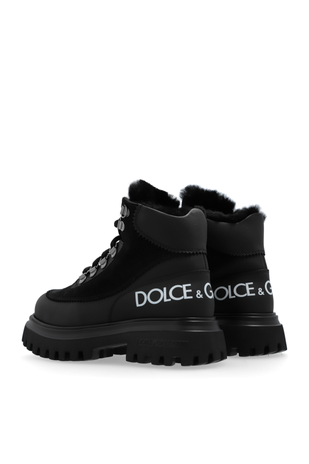 dolce puffer & Gabbana Kids Ankle boots with logo