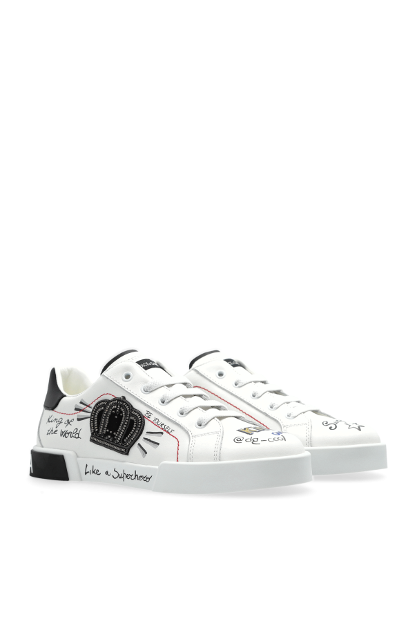 Dolce & Gabbana Kids Sports shoes with an appliqué