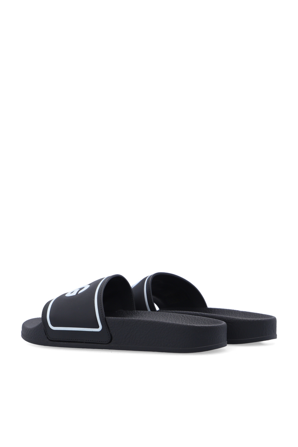 dolce black & Gabbana Kids Slides with logo