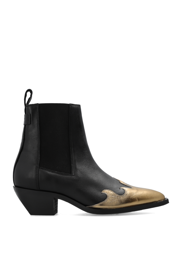 ‘Dellaware’ heeled ankle boots od AllSaints