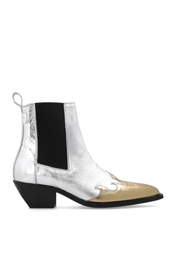 ‘Dellaware’ heeled ankle boots od AllSaints