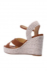Jimmy Choo BROWN ‘Dellena’ wedge sandals