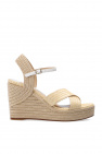 Jimmy Choo beige ‘Dellena’ wedge sandals