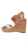 Jimmy Choo BROWN ‘Delphi’ wedge sandals