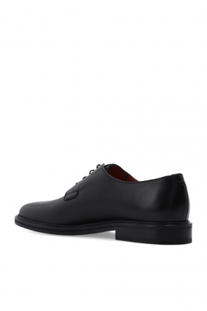 Common Projects Leather derby Croco shoes