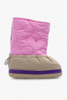Khrisjoy PINK Quilted snow boots with logo