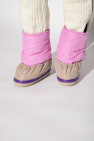 Khrisjoy PINK Quilted snow boots with logo