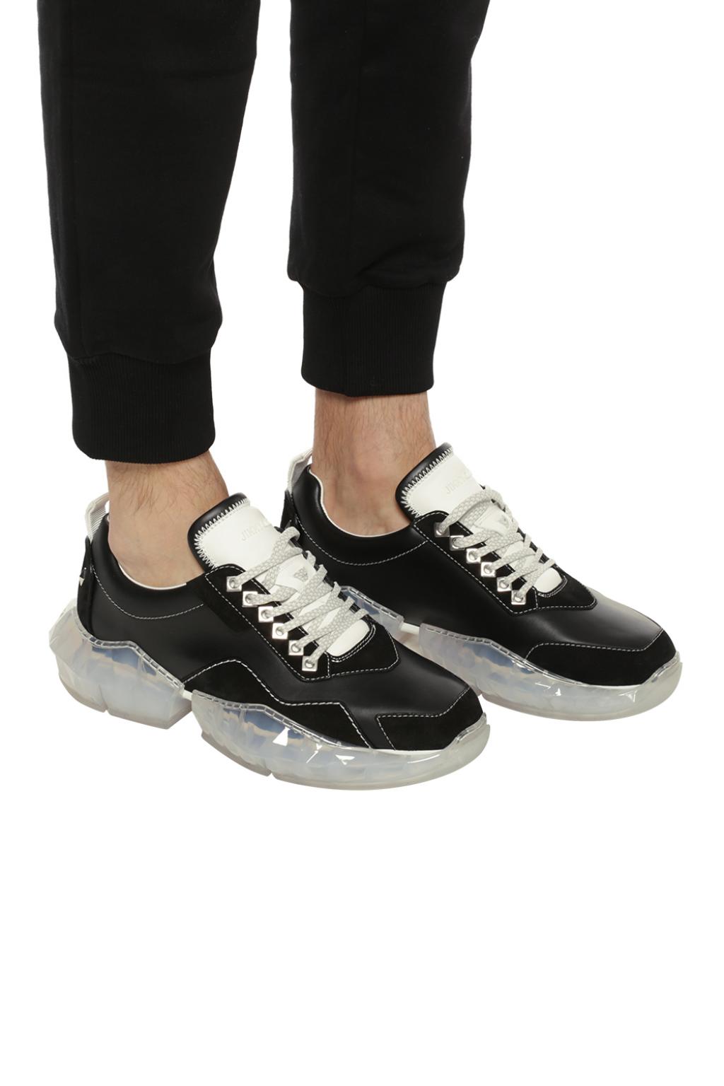 Black 'Diamond' sneakers Jimmy Choo - Vitkac GB