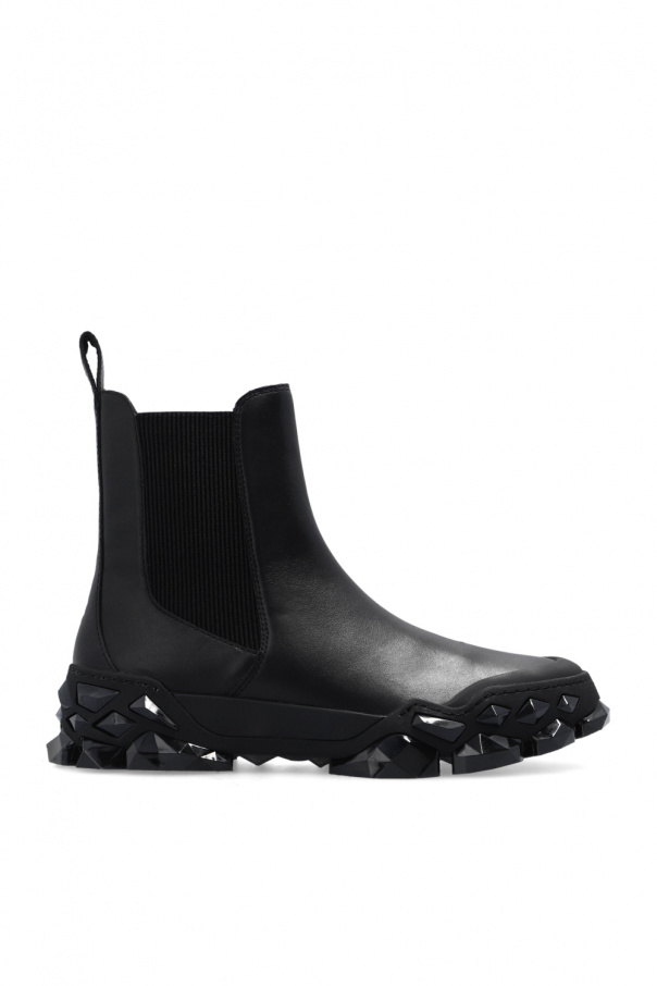 Jimmy Choo ‘Diamond X Chelsea’ leather boots
