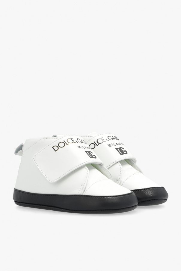 Dolce & Gabbana Kids Leather sneakers with logo