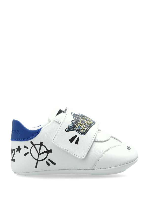 Baby shoes with print od Dolce & Gabbana Kids