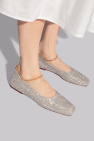 Maria Luca SILVER Shimmering 'Augusta' Ballerinas