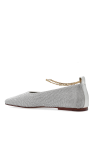 Maria Luca SILVER Shimmering 'Augusta' Ballerinas