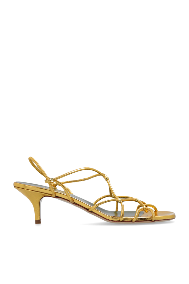 Maria Luca Metallic heeled sandals