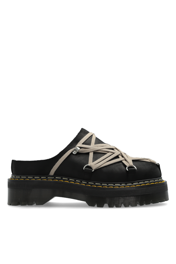 RICK OWENS X DR MARTENS Quad Megalace Platform Mules od Rick Owens
