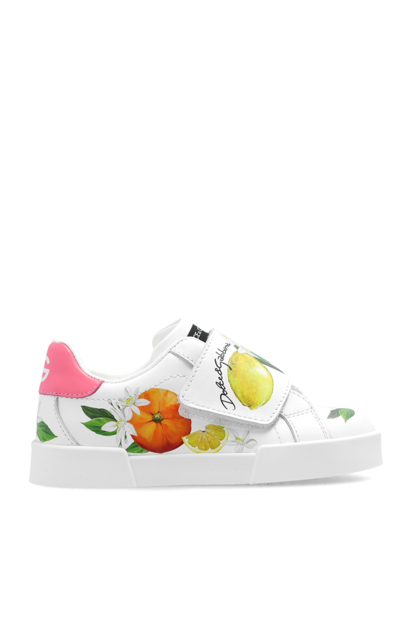 Dolce & Gabbana Kids Sneakers with motif of fruits