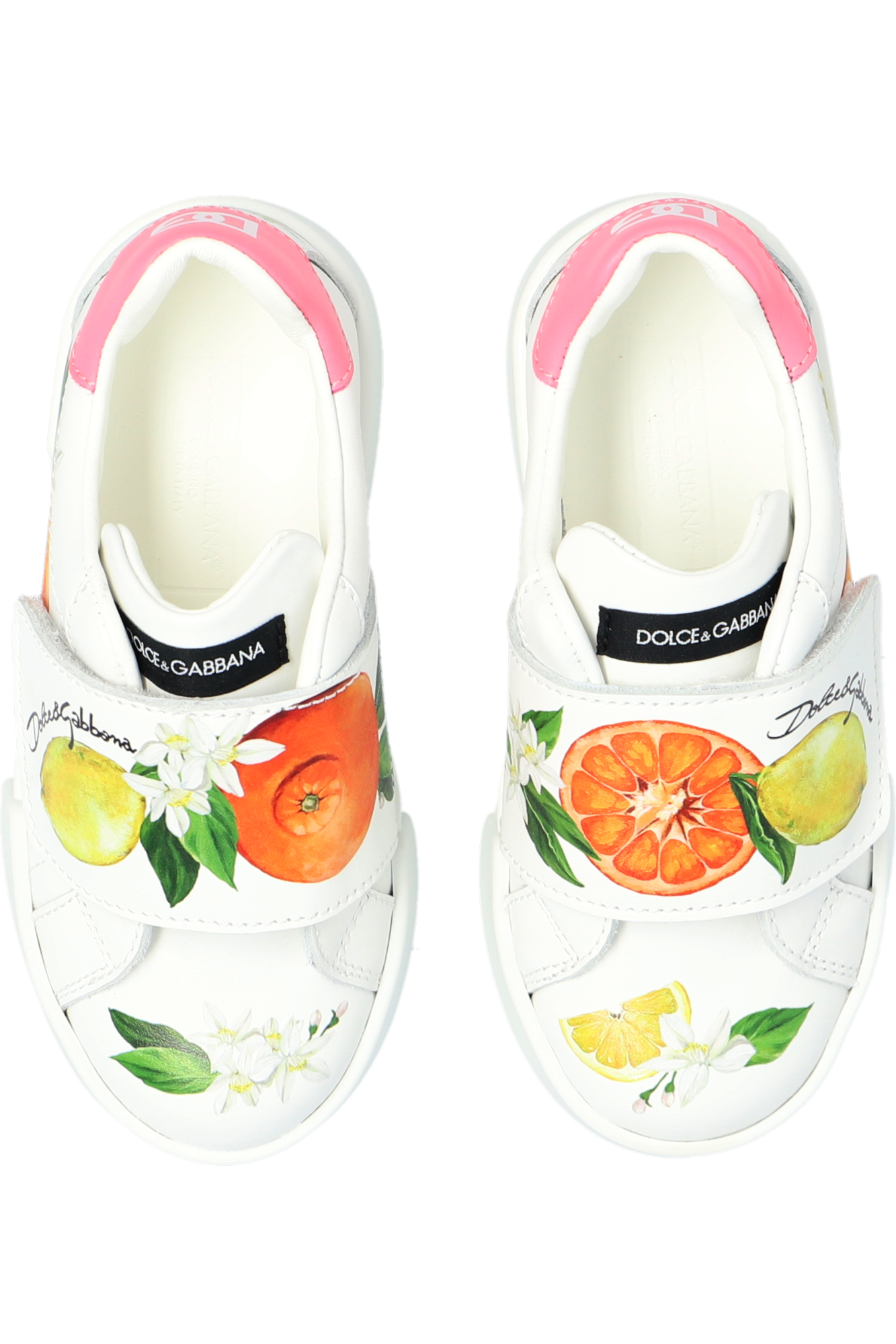 Dolce & Gabbana Kids Sneakers with motif of fruits