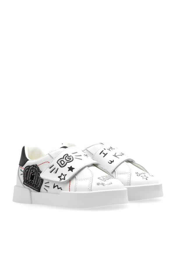 Dolce & Gabbana Kids Sports shoes with application