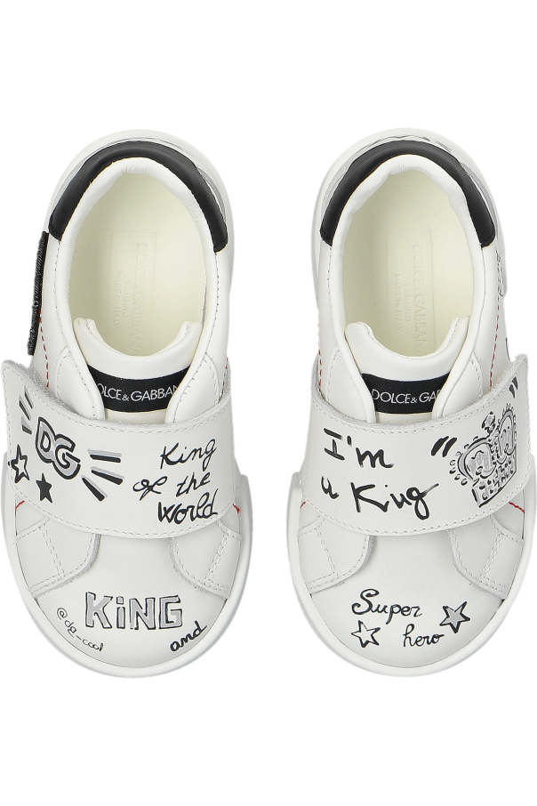 Dolce & Gabbana Kids Sports shoes with application