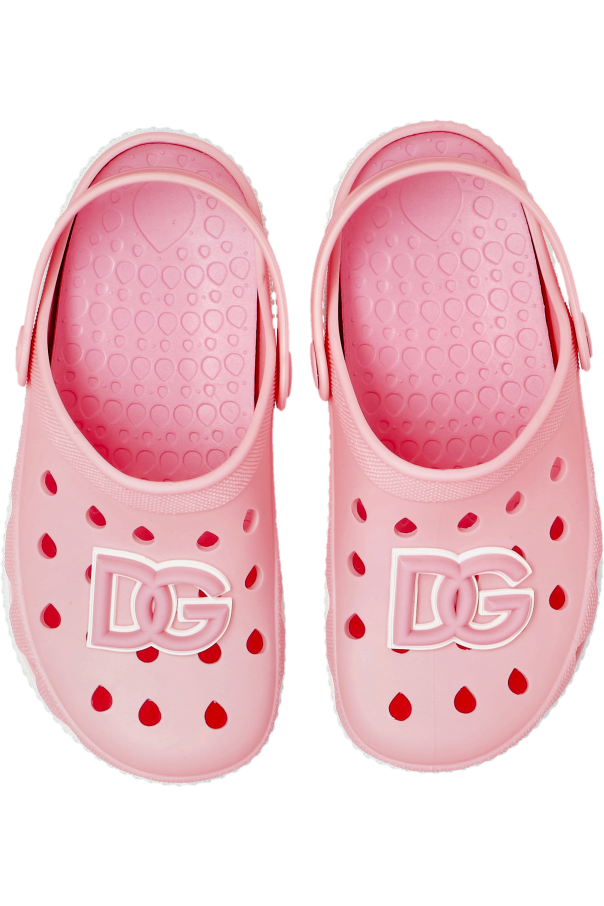 Dolce & Gabbana Kids Chinelos de borracha