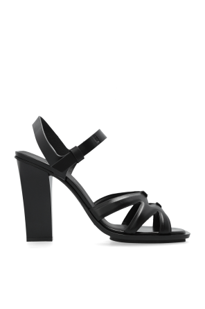 Double High heeled sandals