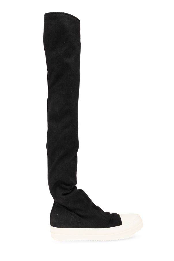 Rick Owens DRKSHDW Sneakers with over-the-knee socks