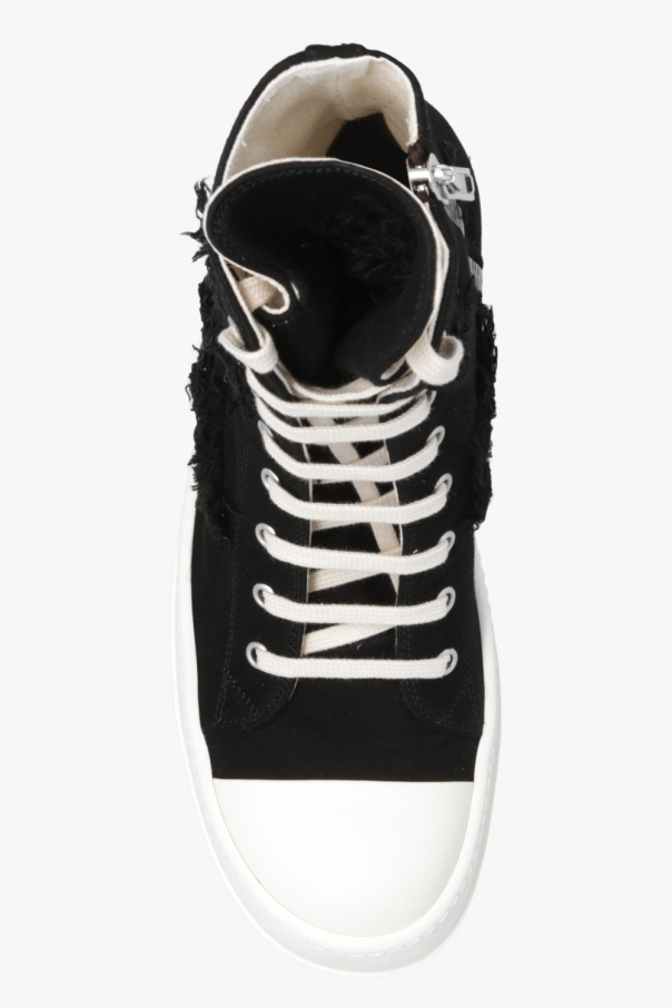 Rick Owens DRKSHDW distressed-effect lace-up high-top Sneakers