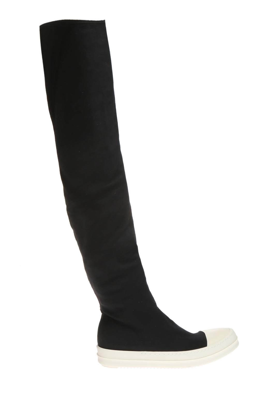rick owens over the knee sneakers
