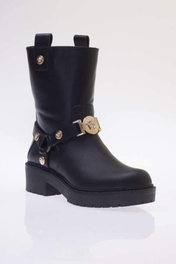 versace biker boots